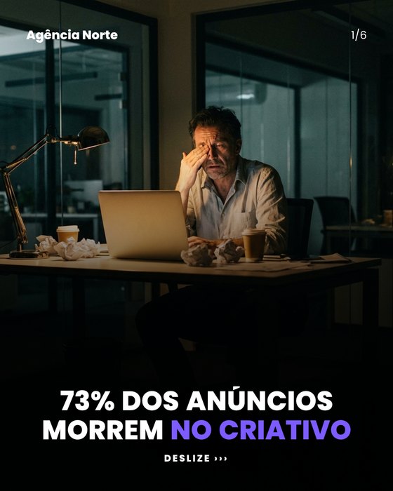 Carrossel de marketing no template Manchete